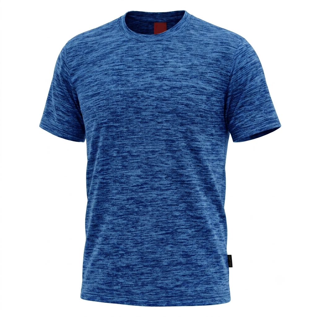 Tshirt-Round neck Marble Navy L