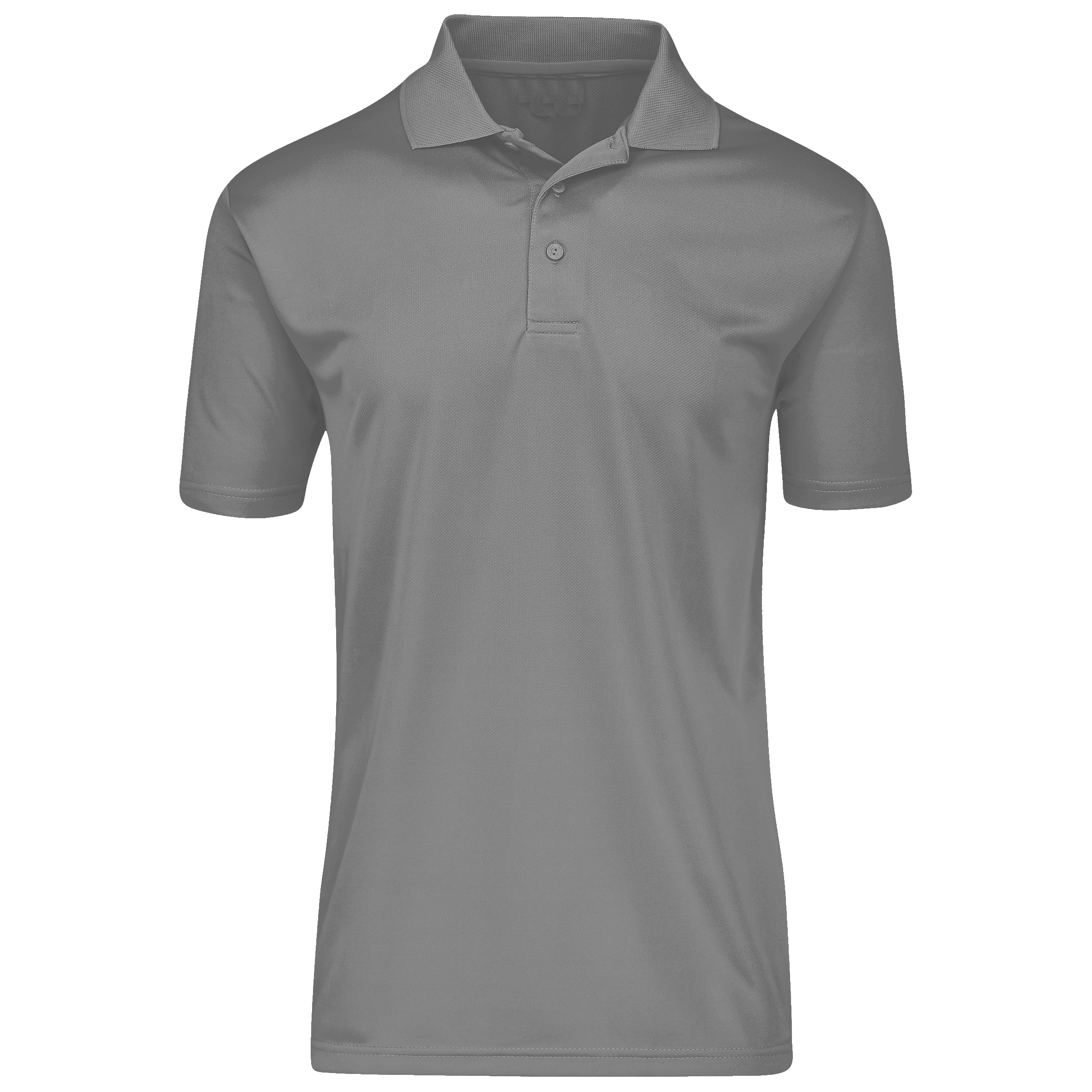 Golf Shirt-Moisture Management Grey 4XL
